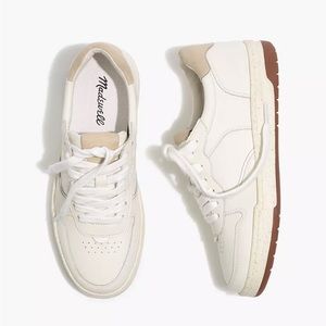 Madewell Court Sneakers in White Leather